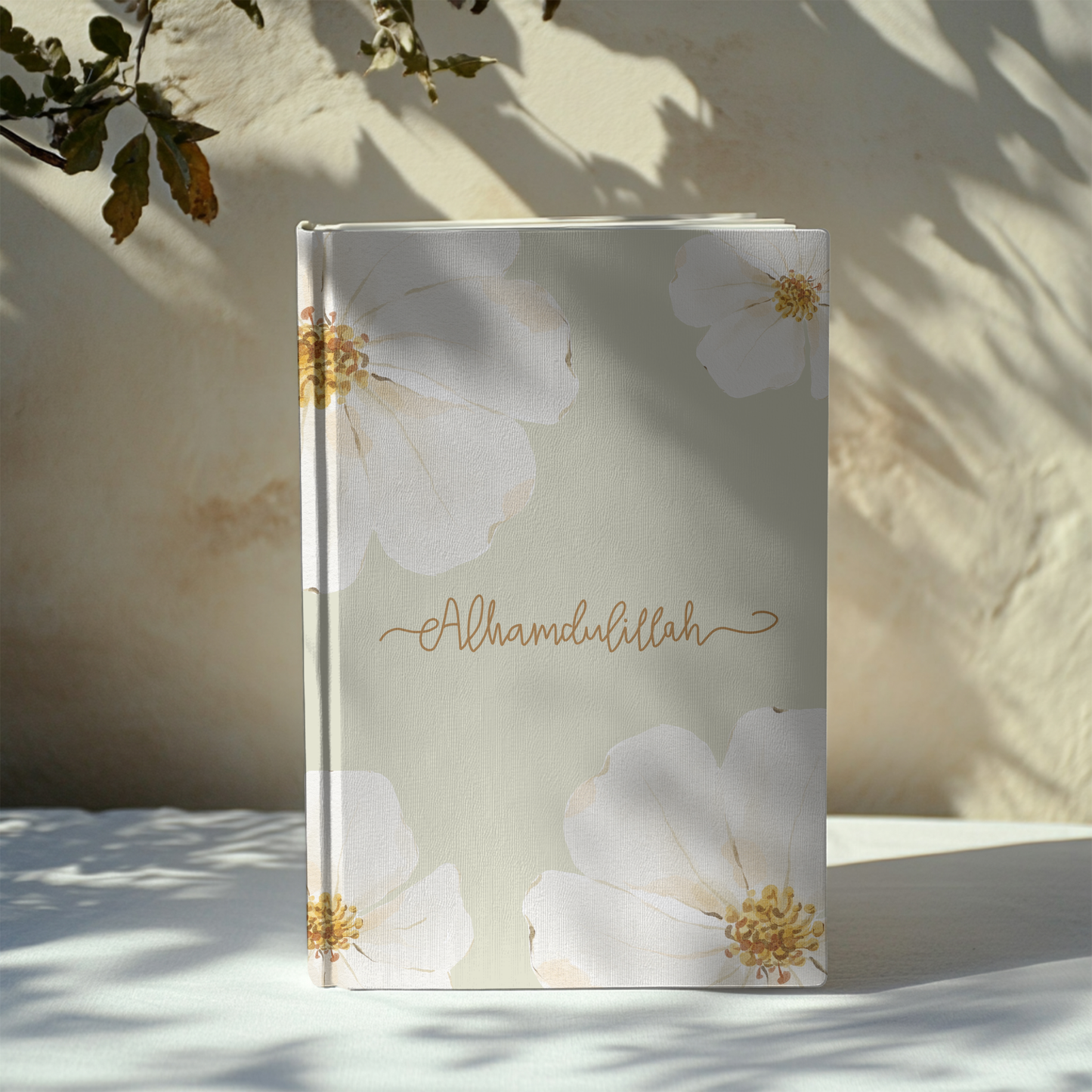 Alhamdulillah Islamic Journal: Pink/Green Floral Muslim Planner, Eid Gift