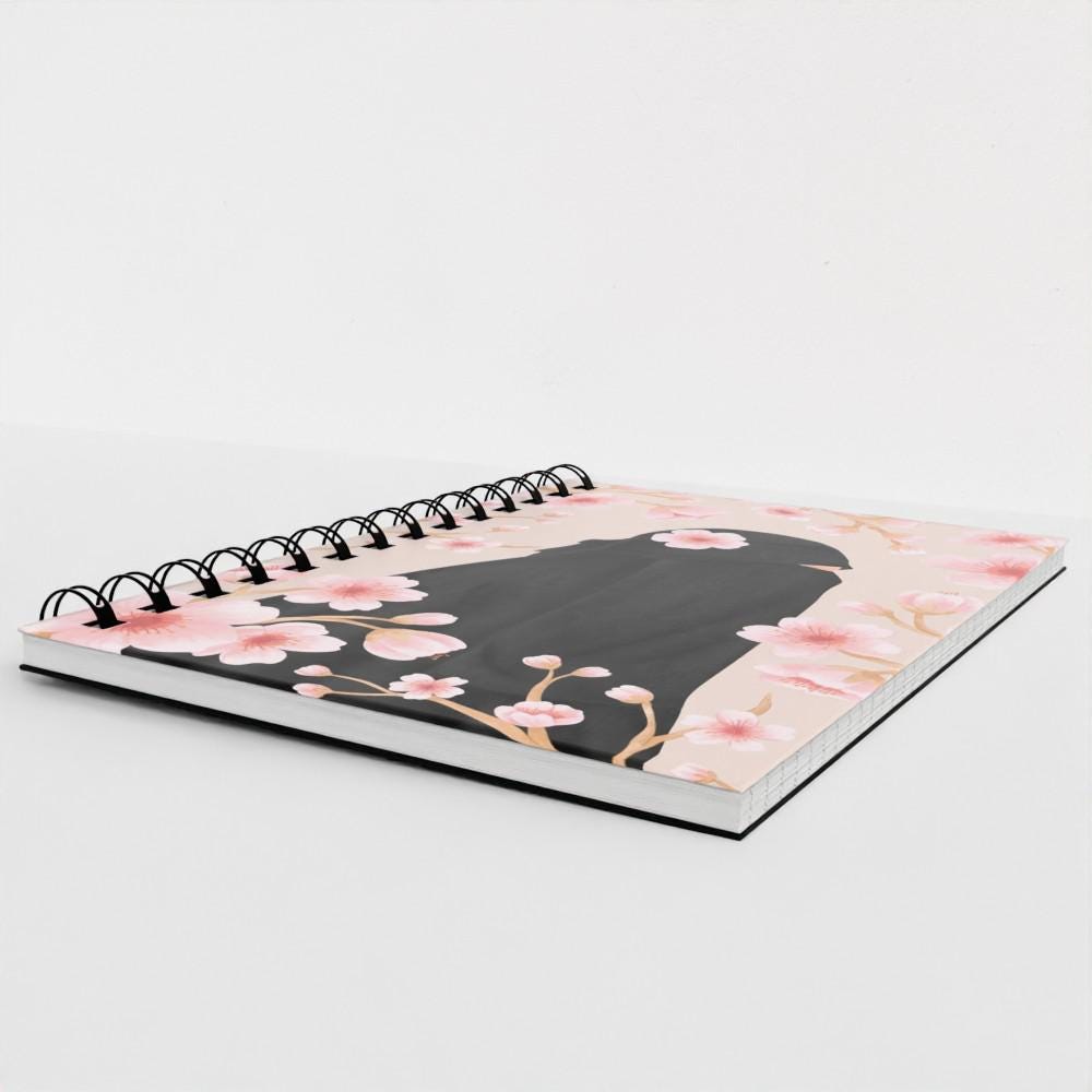 A5 Islamic Niqabi Spiral Journal: Floral Muslim Notebook