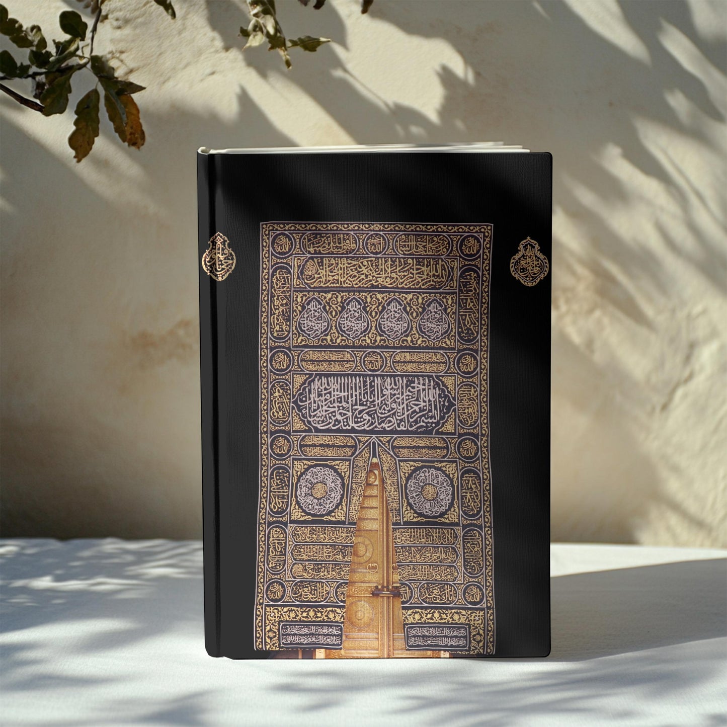A5 Kaaba Islamic Journal: Gold & Black Muslim Planner, Eid Gift